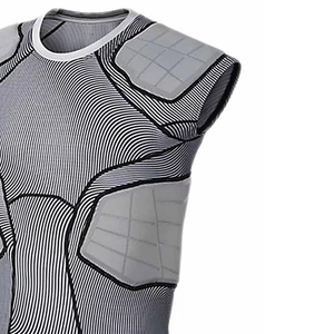 Good Quality Short Sleeve MMA Rash Guards Compression T-Shirts Protective <b>Pads</b> for Adults Boys Wholesale Goalkeeper Jersey - Product Image 5