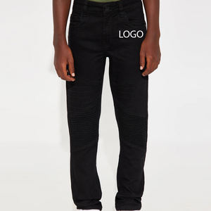 Pantalones para Niños con Cierre de Botón y Lazos para Cinturón, Diseño Casual Urbano, Calidad Premium, Proveedor de Moda Casual, Diseño Informal - Product Image 1