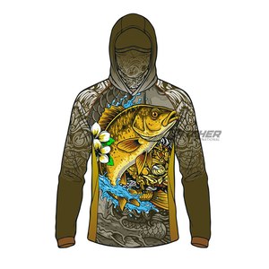 Camisa de Pesca Larga Blanca, Ligera, Impermeable, Anti-UV 50+, de Secado Rápido, Personalizable para Impresión, Proveedor de Ropa al por Mayor, Fábrica - Product Image 3
