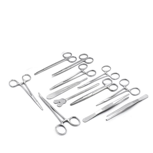 Juego de Cirugía Menor Premium de 13 Piezas, Acero Inoxidable de Grado Quirúrgico, Paquete de Operación Clínica, Kit de Reparación de Laceraciones - Product Image 2