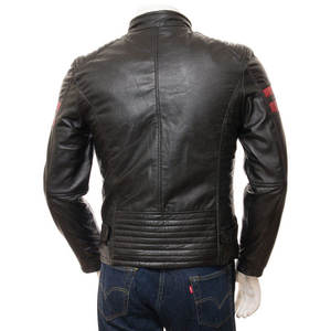 Chaqueta de Lona y Cuero Estilo Urbano con Puños Ajustables, Múltiples Bolsillos Laterales y Logotipo Frontal - Invierno - Product Image 2