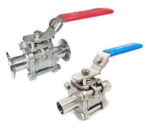1 YEAR WARRANTY Free Sample 3/4" Sanitary Ball Valves Tri-clamp/Tube End <b>PTFE</b> Sealing for Gas/Water/Oil - Product Image 6