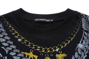 เสื้อยืดโอเวอร์ไซส์พรีเมียม สตรีทแวร์ พิมพ์ลาย DTG ผ้าฝ้าย 100% หนัก 460 กรัม ทรงบ็อกซี่ ล้างสีแบบวินเทจ ลายกราฟิก รับสกรีนโลโก้ สำหรับผู้ชาย - Product Image 4