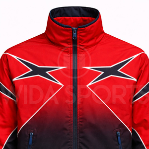 Veste coupe-vent unisexe tendance en polyester 100 % imperméable et respirant avec logo personnalisé Wida Sports pour sports de plein air – Vente en gros - Product Image 4