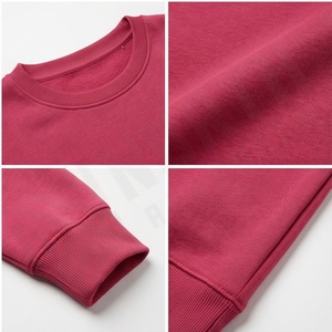 Sudaderas de Invierno para Hombre, Cuello Redondo, Corte Regular, Manga Larga, Felpa, Color Liso, Casual, Alta Calidad, Premium, Teñido Liso - Product Image 4