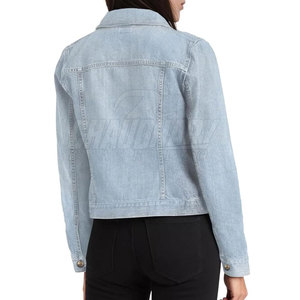 Veste en jean pour femme, coupe ajustée, 100% coton, taille adulte, vêtements d'hiver pour femme, veste en jean pour l'extérieur - Product Image 3
