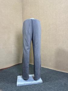 Ensemble survêtement gris délavé à l'acide pour homme, sweat à capuche et pantalon de jogging, style streetwear oversize, logo personnalisé - Product Image 4