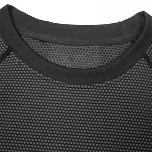 T-shirts de sport à manches longues pour hommes, compression, séchage rapide, vêtements de fitness pour l'été, entraînement sportif, t-shirt de compression - Product Image 3