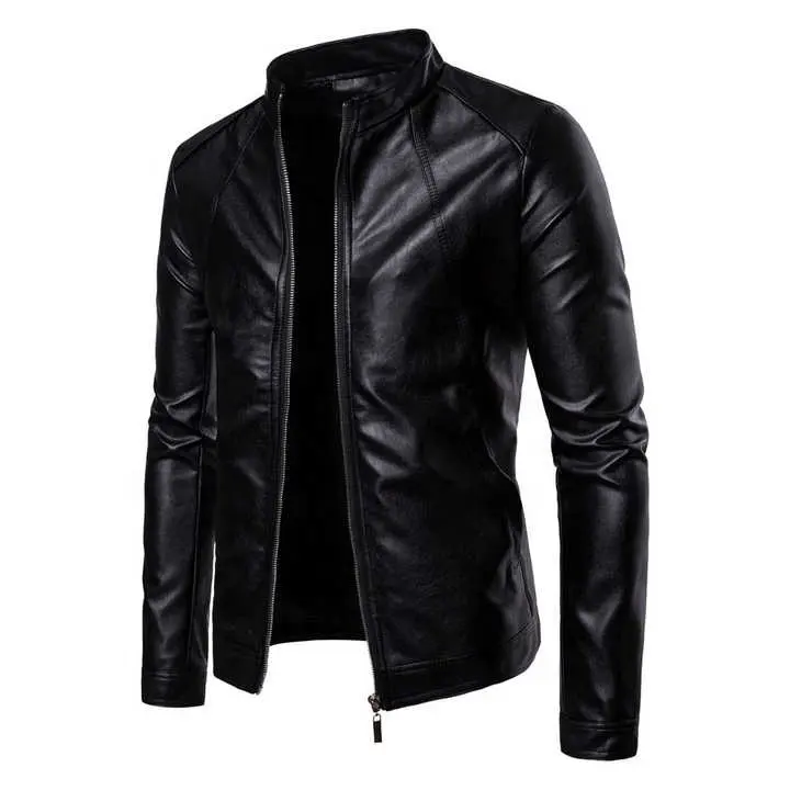 Giacca da motociclista classica nuova moda Design personalizzato giacca da uomo