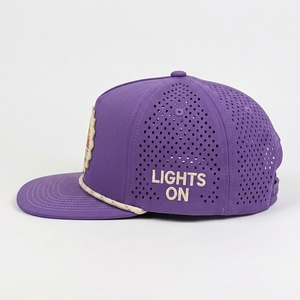 หมวกแก๊ปแบบ Snapback 5 ชิ้น พรีเมียม คัสตอม  ทรงแบน  ตาข่ายไนลอน  ตัดด้วยเลเซอร์  ปักลายนูน 3 มิติ  สำหรับเล่นกีฬา - Product Image 2