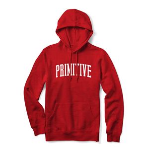 Men’s Red Pullover Hoodie Cotton <b>Blend</b> Fleece Sweatshirt with Kangaroo Pocket Custom Logo Streetwear Autumn Winter - Product Image 1