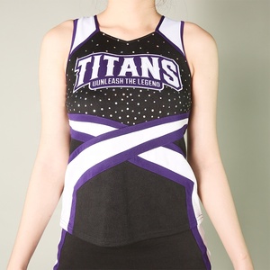 Nouvel ensemble de costumes de cheerleading personnalisés pour femmes, tenue de compétition, tenue de performance, 100% polyester respirant - Product Image 3