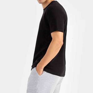 เสื้อยืดคอกลมแขนสั้นผู้ชายและผู้หญิงรุ่นปี 2026 สีพื้นเรียบง่าย สวมใส่สบาย สไตล์ลำลอง สปอร์ต ขายดี ผลิตจากโพลีเอสเตอร์ - Product Image 4