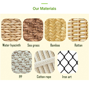 Cesta de Almacenamiento Tejida a Mano, Cuadrada XL, Material de Jacinto de Agua, Multifuncional para la Organización del Hogar - Product Image 6