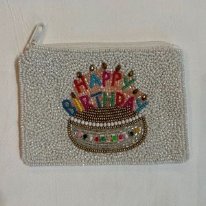 Monedero de cuentas hecho a mano, moderno y económico, para monedas pequeñas. - Product Image 1