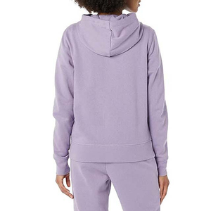 Sudadera con capucha y cremallera para mujer, venta al por mayor, informal, 100% forro polar, transpirable, tallas grandes, sudaderas y sudaderas con capucha para mujer de Pakistán, servicio OEM - Product Image 3