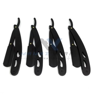 Rainbow Color Titanium Barber <b>Razor</b> for Personal and Home Use swing lock barber shaving <b>razors</b> <b>bikini</b> arms face shaving - Product Image 6