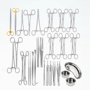 Juegos de Instrumentos Quirúrgicos Profesionales de Acero Inoxidable - Herramientas Médicas Reutilizables de Alta Calidad para Hospitales - Product Image 1