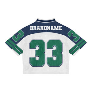 Camiseta de malla con cuello en V de poliéster de 180 g personalizada al por mayor para hombre, ligera, transpirable, de verano, estilo urbano, holgada y extragrande - Product Image 3