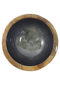 Vajilla de Madera para Bodas de Varios Tamaños, Tazón Pequeño y Grande para Comida, Tazones de Resina de Madera Personalizables, Vajilla de Madera, Tazón para Servir Comida con Acabado en Madera - Product Image 4