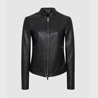Blouson aviateur en cuir de vachette personnalisé pour femme, hiver, réversible, imperméable, respirant, doublure en soie, vestes en cuir pour femme