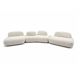 Luxury Curved Modular <b>Sofa</b> | Modern Sectional Couch| Custom Organic <b>Sofa</b> | High-End Hotel & Villa Furniture Manufacturer Vietnam - Product Image 1