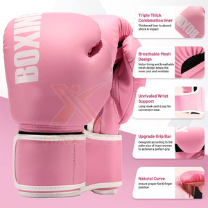 OEM Services Latest Style Leather Boxing <b>Gloves</b> Custom Made Light <b>Weight</b> <b>Training</b> <b>Gloves</b> with Moisture Wicking - Product Image 2