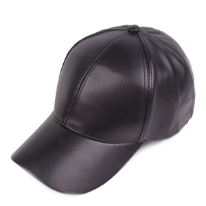 Reasonable Price Casual Wear Men's Baseball Cap Leather Curved Breathable <b>Waterproof</b> Customizable All-Season Outdoor - Product Image 1