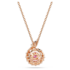 Rose Gold <b>Emerald</b> Cut Diamond <b>Pendant</b> Necklace Minimalist Box Chain Hexagon Clasp Unisex Everyday Wear - Product Image 2