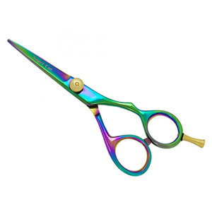 High Quality German Stainless Steel Professional Salon <b>Barber</b> Scissors Multi-Color Gold Adjustment Screw Sharp <b>Blade</b> Hair - Product Image 1