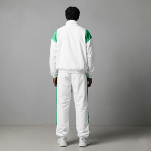 Top Quality Custom Printed logo color block 100% nylon Oversized Men's 2-Piece Set Streetwear Breathable <b>hip</b> hop man tracksuit - Product Image 5