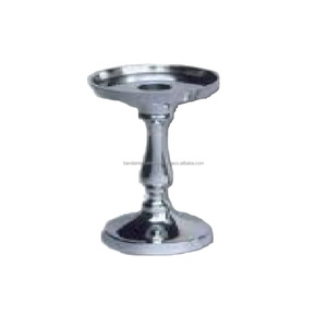 Portavelas cónico de aluminio con acabado de níquel para decoración de iluminación del hogar otros candelabros linternas y tarros de velas - Product Image 6