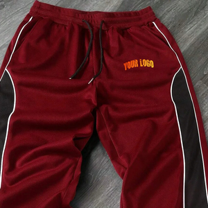 Pantalones de chándal personalizados para hombre, de peso pesado, con estampado de estrellas, estilo flare, con paneles de bloques, de pierna ancha, de tiro medio, estilo streetwear - Product Image 5