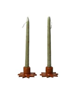 Porte-bougie en résine en forme de fleur, très vendu, élégant, aux tons terreux, pour une décoration unique du salon, pièce d'accentuation - Product Image 1