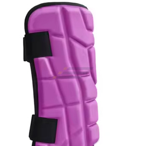 Protector de Espinilla y Empeine para Béisbol, Protección Reforzada, Acolchado de Neopreno Resistente al Sudor, Correas Ajustables, Protector de Pierna - Product Image 4