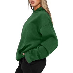 Sudadera con Capucha de Invierno Tejida para Mujer, Moderna y Cómoda, Textura Suave, Forro Cálido, Ajuste Flexible, Ecológica, para Movimiento Activo - Product Image 1
