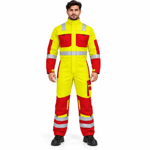 Overol de Seguridad Reflectante, Antiestático y Antiflama para Trabajadores de la Industria de la Construcción - Product Image 2