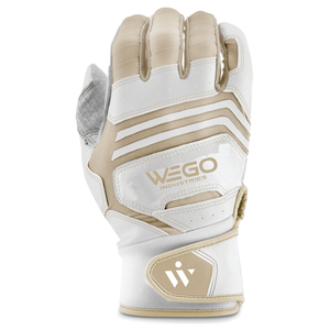 Guantes de bateo de béisbol profesionales de piel de cabra lisa con puño corto para jóvenes 2026 - Product Image 3