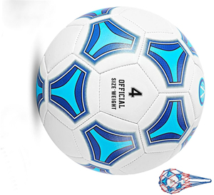 Ballon de football de plage d'extérieur pour matchs d'équipe, motif blanc et bleu, durable, pour l'entraînement, prix de gros, design tendance - Product Image 5