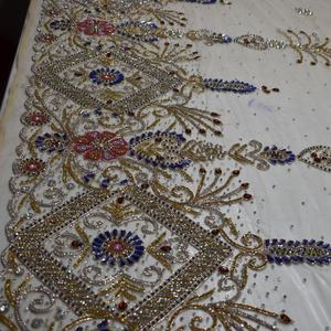 Tissu de dentelle de luxe, vente en gros, petit quantité minimale de commande broderie à paillettes, robe pour femmes - Product Image 2