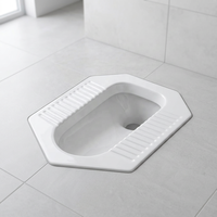 WC à la turque GT Pan Eastern Diamond en céramique, toilettes asiatiques en porcelaine, WC à poser au sol, articles sanitaires