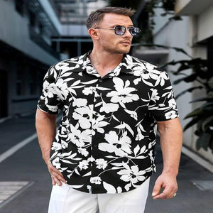 Lujo Oficina Oxford Algodón Hombres Formal Manga completa Oxford Botón Abajo Camisa Impreso Bordado Camisa de los hombres - Product Image 1