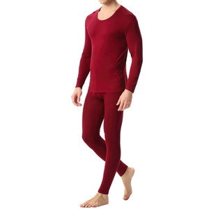 <b>Men</b> Cotton Pajama Set Soft Breathable Long Sleeve Shirt <b>Pants</b> Home Sleepwear Casual Lounge Night Suit Wholesale Custom - Product Image 1