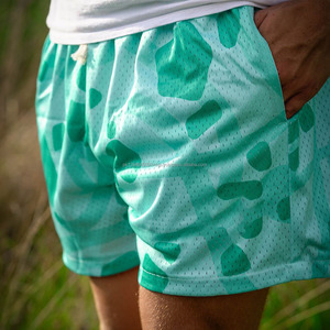 Shorts de bain et de plage pour hommes, style urbain, taille mi-haute, avec cordon de serrage, séchage rapide, respirants et écologiques, collection été 2026 – Vente en gros - Product Image 6