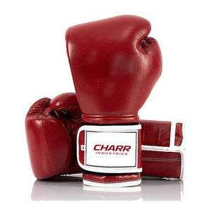 Custom Logo Leather Boxing Gloves High Quality Non-Slip Adjustable Wrist <b>Strap</b> - Product Image 1