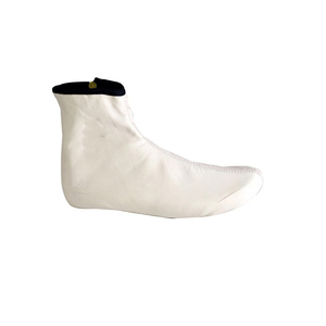 Regular <b>White</b> Color Leather Winter Warm Insulated Breathable Casual Wear Fleece Lining Thermal Thick Knitted Solid <b>Socks</b> - Product Image 5