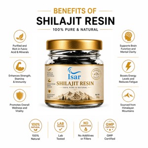 Resina de Shilajit del Himalaya de Primera Calidad Probada en Laboratorio con Más del 82% de Ácido Fúlvico, Resina de Shilajit Pura de 30g para Apoyo Energético y de Fuerza - Product Image 4
