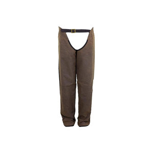<b>Equestrian</b> Pants Cotton Brown With Belt And Open Back Design - Product Image 1
