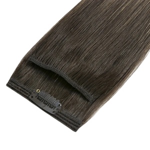 Clip Ins Single Donor Hair Tape Tip Ins Extensions Raw Hair Super Double Drawn Virgin Hair Bone Straight - Product Image 3