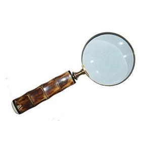 Loupe en bois avec poignée en bois pour la décoration d'objets anciens, la lecture de livres et les accessoires de bureau - Product Image 6